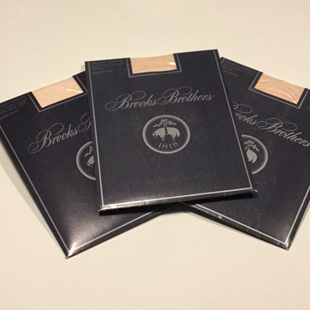Brooks brothers forever pink pantyhose - set of 3
